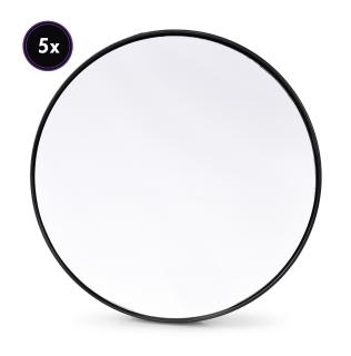 5 krát zväčšovacie kozmetické zrkadlo s prísavkami (Zväčšovacie kozmetické zrkadlo s prísavkami 5x zväčšenie)