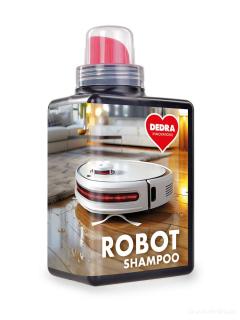 Čistič podláh pre robotické vysávače s funkciou mopovania ROBOT SHAMPOO (Stačí pár kvapiek a váš podlahový robot vykúzli perfektne čistý domov s minimálnym úsilím.)