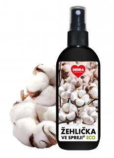 ECO žehlička v spreji® WHITE COTTON na vyrovnanie skladov a záhybov na oblečení