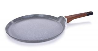 Panvica PALACINKY  OMELETY BIOPAN® WOODOO (Panvica na palacinky a omelety ø 30 cm, s rukoväťou soft touch v imitácii dreva.)