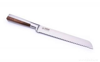 SAKAI professional BAKER nôž na pečivo (Táto rada nožov sa vyznačuje čepeľou zo špeciálnej nehrdzavejúcej ocele s výbornou ostrosťou a vyváženosťou, ktorá je preferovaná uznávanými kuchári.)
