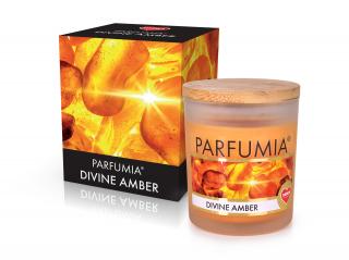 Sójová vonná EKO sviečka PARFUMIA® DIVINE AMBER