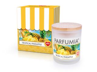 Sójová vonná EKO sviečka PARFUMIA® TROPICAL PINEAPPLE