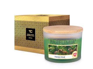 Sójová vonná eko-sviečka s 2 knôtmi PARFUMIA® FRESH PINE