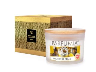 Sójová vonná eko-sviečka s 2 knôtmi PARFUMIA® LIQUEUR DE CRÈME