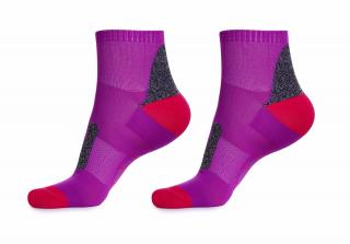 Športové ponožky (ŠPORTOVÉ FAREBNÉ PONOŽKY s funkčnými zónami. Materiál 93% NY, 5% PP, 2% Elastan (je elastický a drží tvar). Univerzálna veľkosť 37-41.)