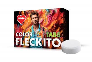 Tablety na škvrny na farebnej bielizni COLOR FLECKITO TABS (12 tabliet)