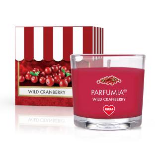 Votívna sójová vonná EKO sviečka PARFUMIA® WILD CRANBERRY