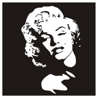 Samolepka na zeď Marilyn Monroe, nálepka na stěnu (11143)