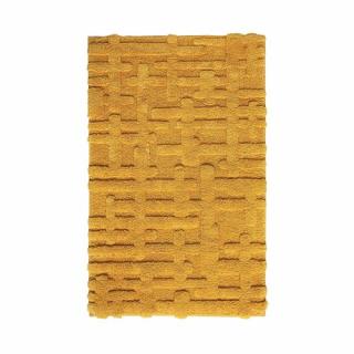 GAUFRE Koberec do kúpeľne Farba: Zlatá pale, Rozmer: 50x80 cm