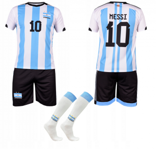 Futbalový dres so štucnami-Messi Argentína