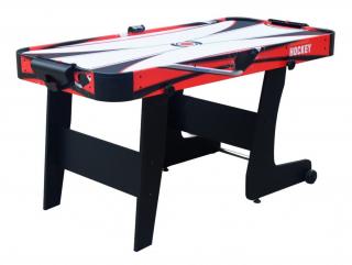 Hrací stôl skladací -  vzdušný hokej 152x74x80cm