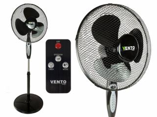 Ventilátor Vento s diaľkovým ovládaním čierny 40W, výška 125cm ()