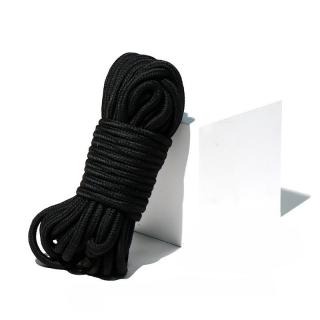 Bondážne lano 5m čierne (BDSM doplnok)