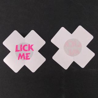 Cross White Lick Me (Ozdoba na bradavky)