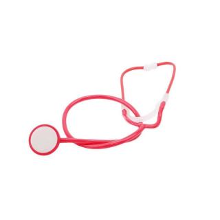 Stetoskop červený (Plastový stetoskop)