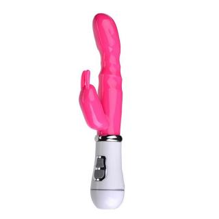 Vibrátor Double 12 rúžový (sexuálna pomôcka)