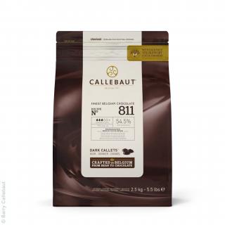 Barry Callebaut Čokoláda 811 horká 54,5% 2,5kg