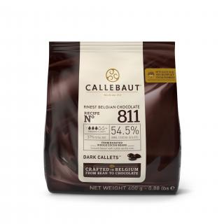 Barry Callebaut Čokoláda 811 horká 54,5% 400g