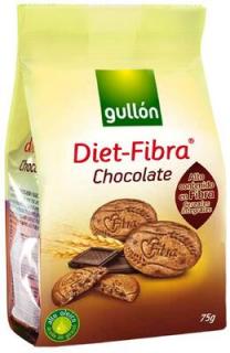 Gullón Diet Fibra sušienky s kúskami tmavej čokolády 75g