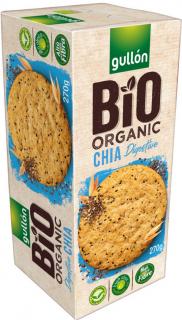 Gullón Ovsené sušienky s chia semienkami BIO 270g