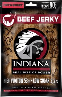 Indiana Jerky Hovädzie Hot Sweet 90g