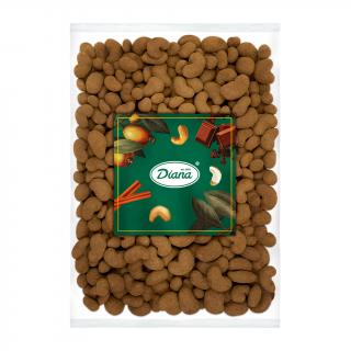 Kešu v poleve z mliečnej čokolády sypané škoricou 1kg
