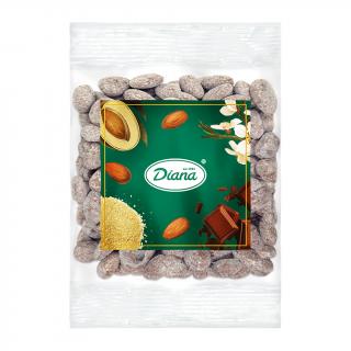 Mandle v poleve z mliečnej čokolády zasnežené 100g
