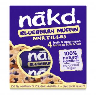 NAKD Blueberry Muffin 4x35g