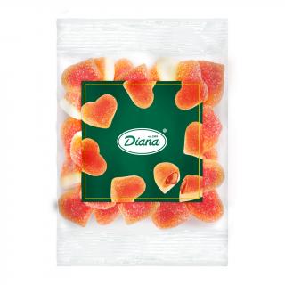 Želé broskyňové srdiečka plnené 100g