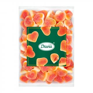 Želé broskyňové srdiečka plnené 500g