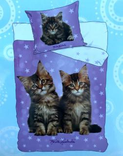 DISNEY CATS bavlnené obliečky Obsah balenia: Set Balenie, Rozmer obliečok: 140x200 cm