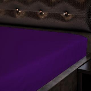 Jersey plachta - fialová tmavá 37 Rozmer: 160x220 cm