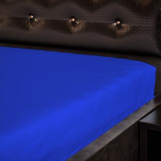 Jersey plachta - modrá tmavá 10 Rozmer: 100x200 cm