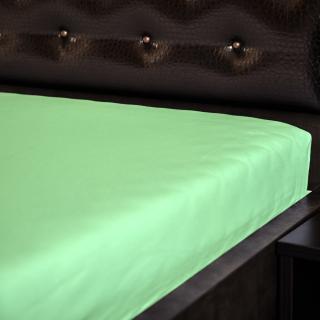 Jersey plachta - zelená svetlá 4 Rozmer: 100x200 cm
