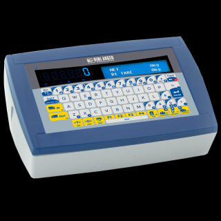 DINI ARGEO 3590EQ  indikátor s QWERTY klávesnicí, plast IP65 (Plastový indikátor hmotnosti s integrovanou QWERTY klávesnicí pro průmyslové aplikace )