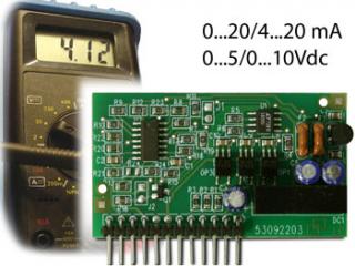 DINI ARGEO DAC160 (Vnitřní modul DAC160 – s analogovým výstupem 4-20mA/ 0-10Vdc)
