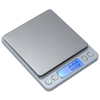 Kapesní váha pro přesné vážení LESAK P221, 2000g/0,1g, miska 100x100mm (Levná kapesní váha pro přesné vážení, vhodná i pro diabetiky)