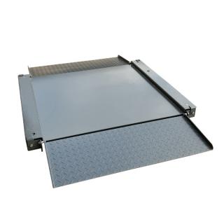 LESAK 4TU1212L-SP, do 2,5t, 1200x1200mm, lak (Nájezdová snížená váha 4TU1212L-SP lakovaná váha se sníženou vážní plochou se dvěma nájezdy bez jednotky)