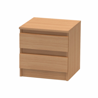 2 šuplíkový nočný stolík,  buk, HANY 2 NEW 002