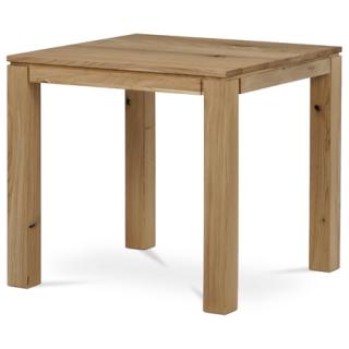 Autronic Jedálenský stôl 80x80x75 cm, masiv dub, povrchová úprava olejem DS-F080 DUB