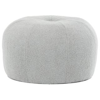 Autronic Taburet, šedá Bouclé látka. AK-307 GREY2