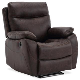 Autronic TV a relaxačné Kreslo s elektrickým ovládáním, poťah coffee látka v dekore vintage, 1 motor 240V TV-4094 COF3