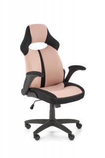 Halmar BLOOM kancelárska stolička ružová/čierna