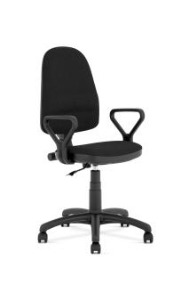 Halmar BRAVO kancelárska stolička, čierna, OBAN EF019