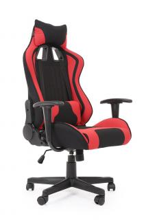 Halmar CAYMAN kancelárska stolička červená/čierna