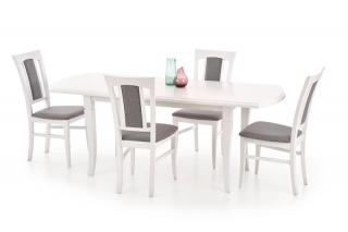 Halmar FRYDERYK 160/240 cm rozkladací stôl biela