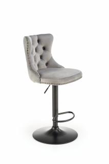Halmar H117 barová stolička šedá