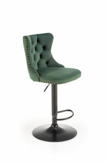 Halmar H117 barová stolička tmavo zelená