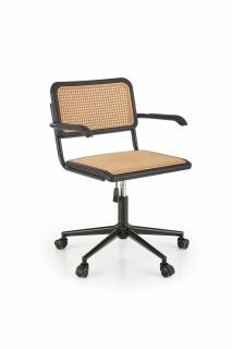Halmar INCAS kancelárska stolička hnedá/čierna